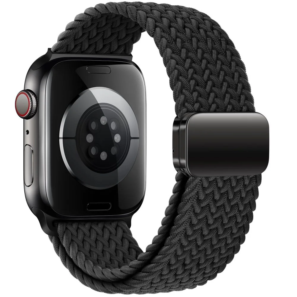Tech-Protect Nylon Mag remienok na Apple Watch 42/44/45/49mm black