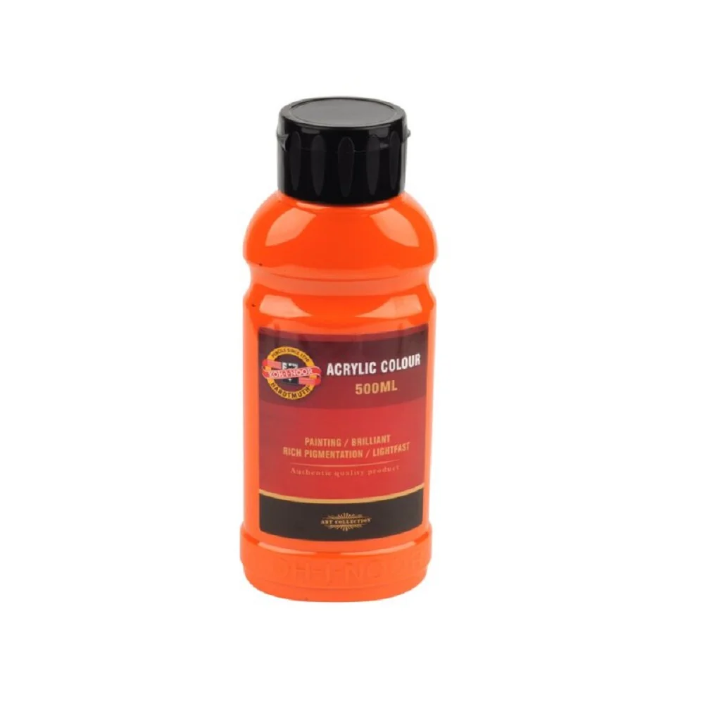 Akrylová farba 500 ml tmavo oranžová 1627/0230