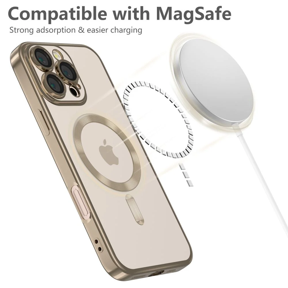 Tech-Protect Magflex MagSafe kryt na iPhone 16 Pro Max, zlatý