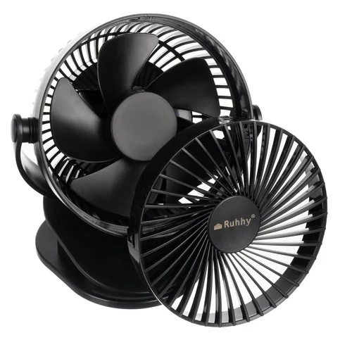 MG Clip bezdrôtový stolný ventilátor, čierny