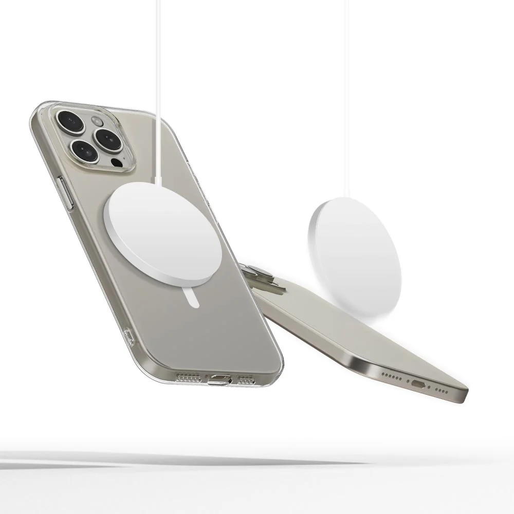 Tech-Protect FlexAir MagSafe kryt na iPhone 15 Pro Max, priesvitný