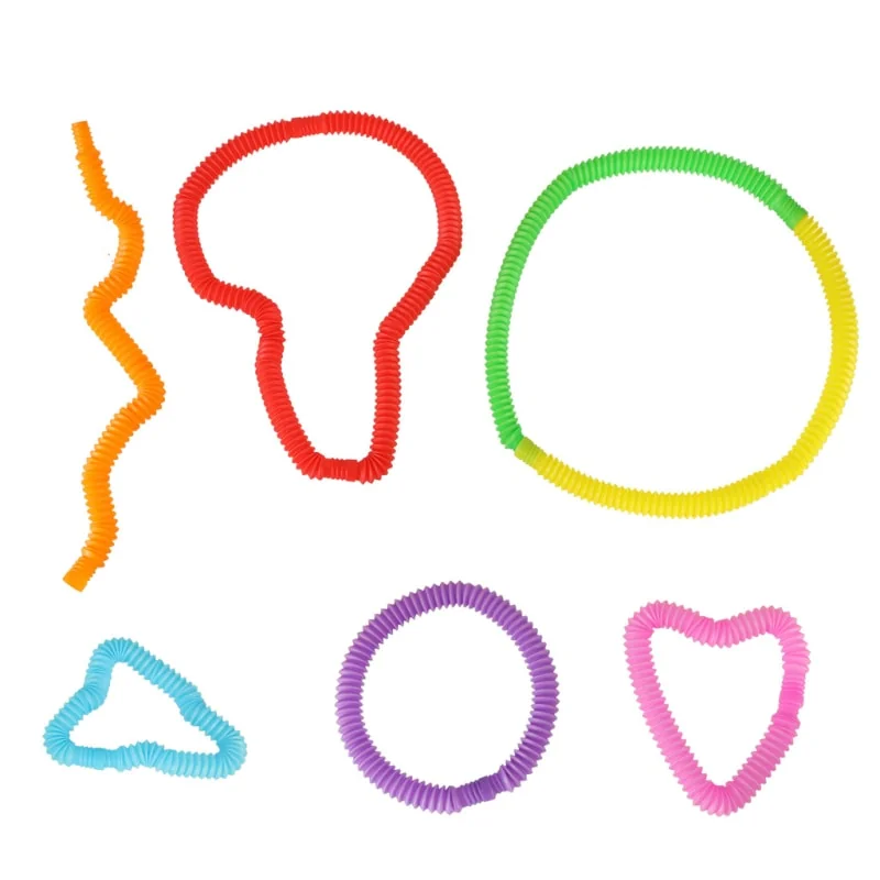 Montessori senzorické trubice (Pop Tubes) – 8 ks