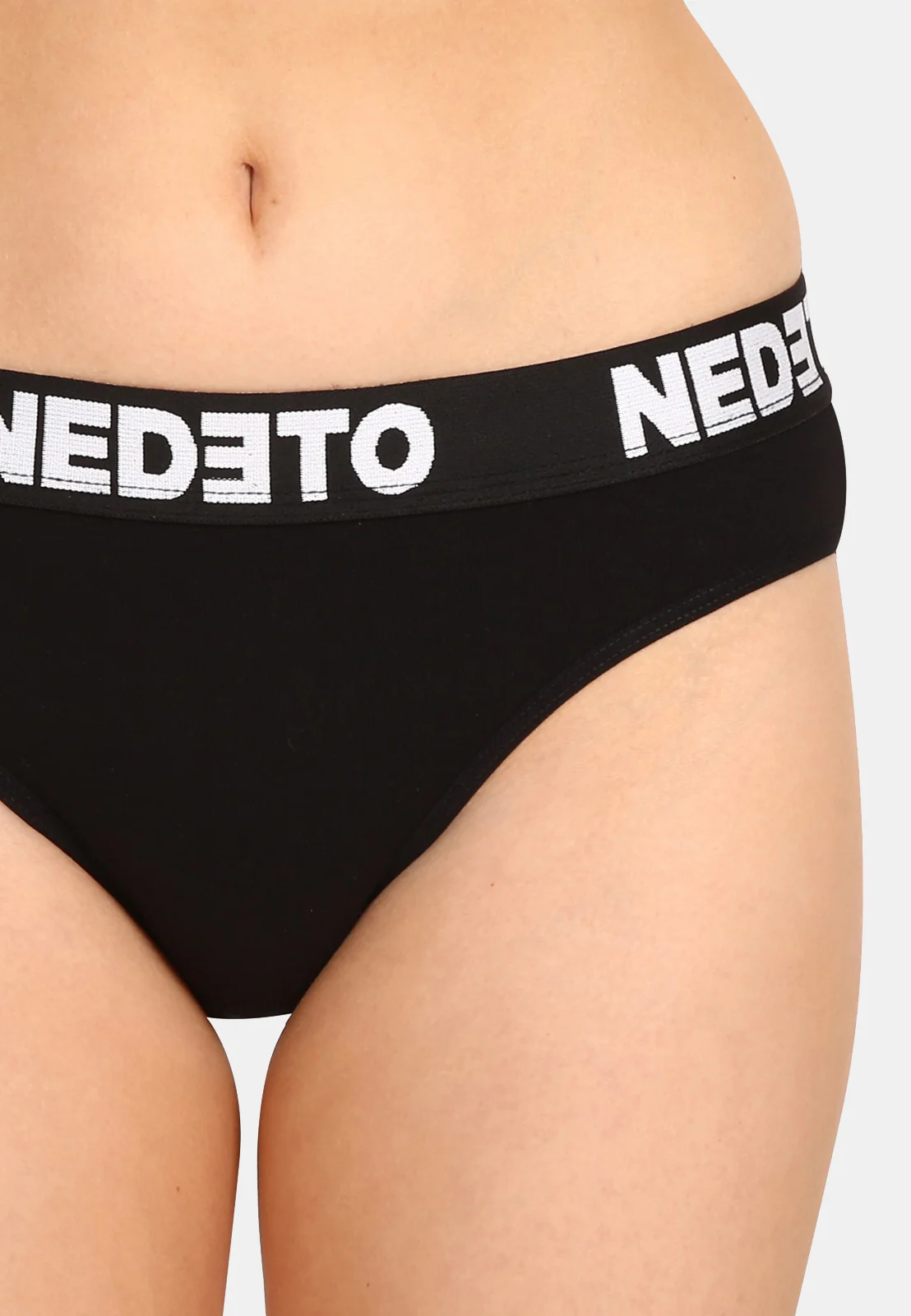 3PACK dámske nohavičky Nedeto čierne (3NKB001) S