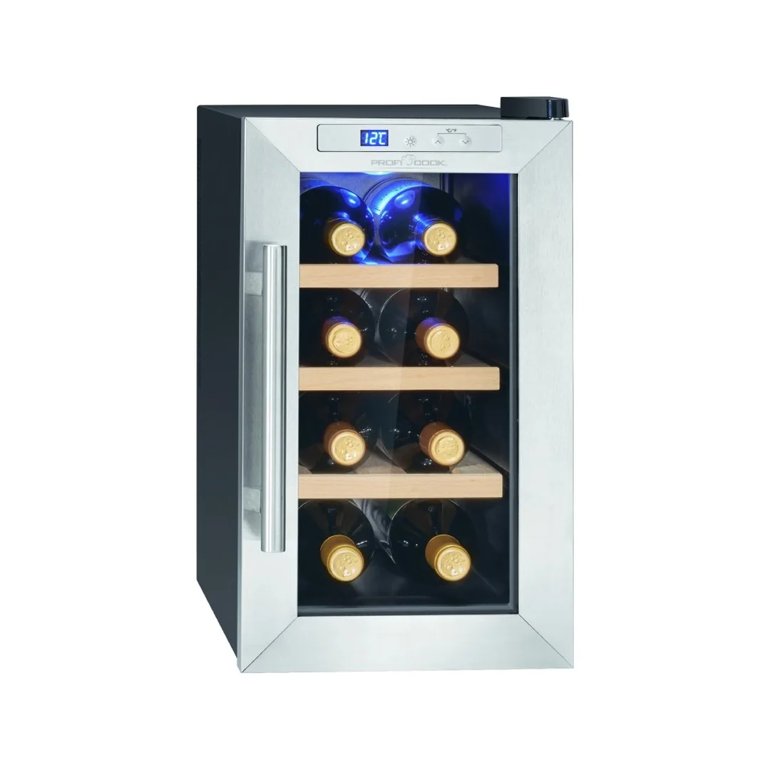 ProfiCook WK 1233 vinotéka 8 fliaš 23 l, 11–18 °C, nerez