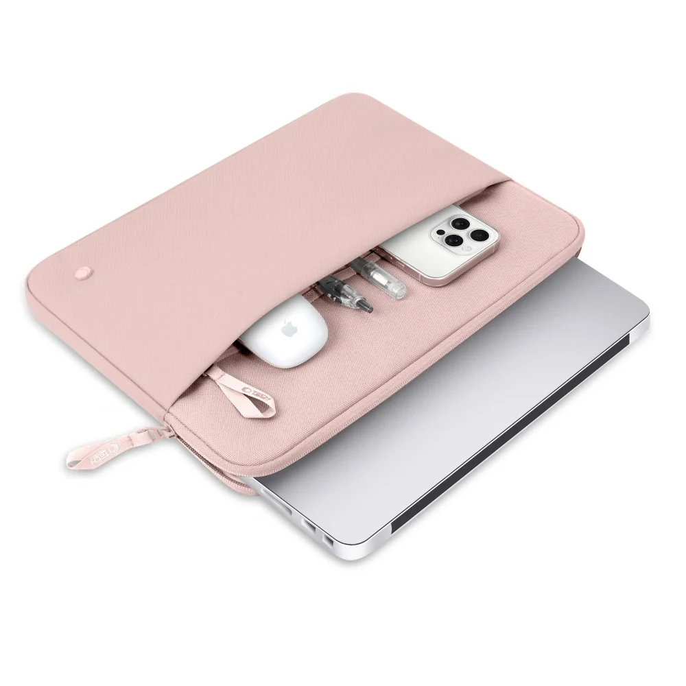 Tech-Protect Sleeve Cover obal na notebook 15-16'', ružový