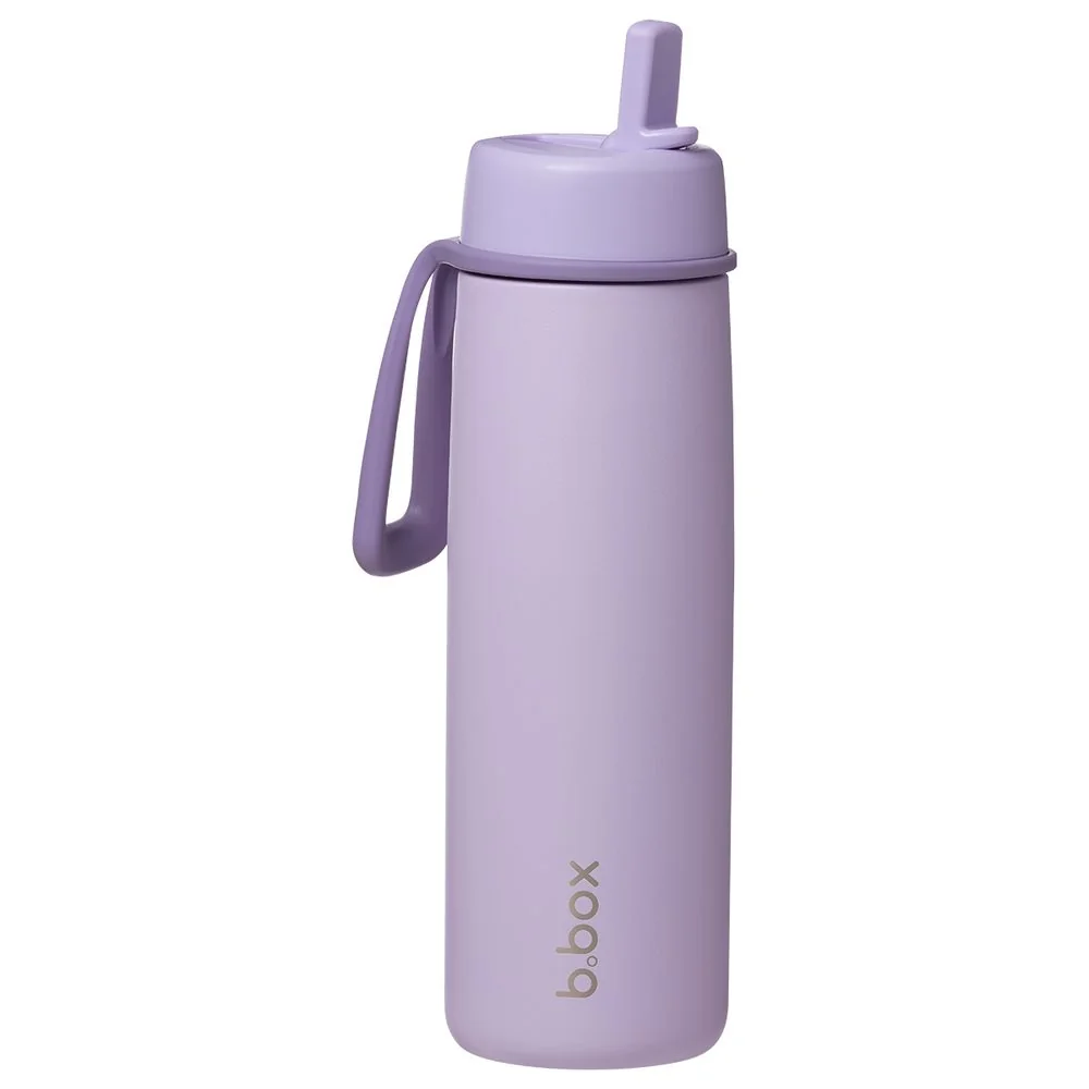 Nerezová termofľaša so slamkou 690 ml lilac love