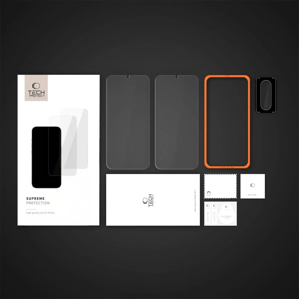 Tech-Protect Supreme Set 3x ochranné sklo na Samsung Galaxy A17 4G / 5G G