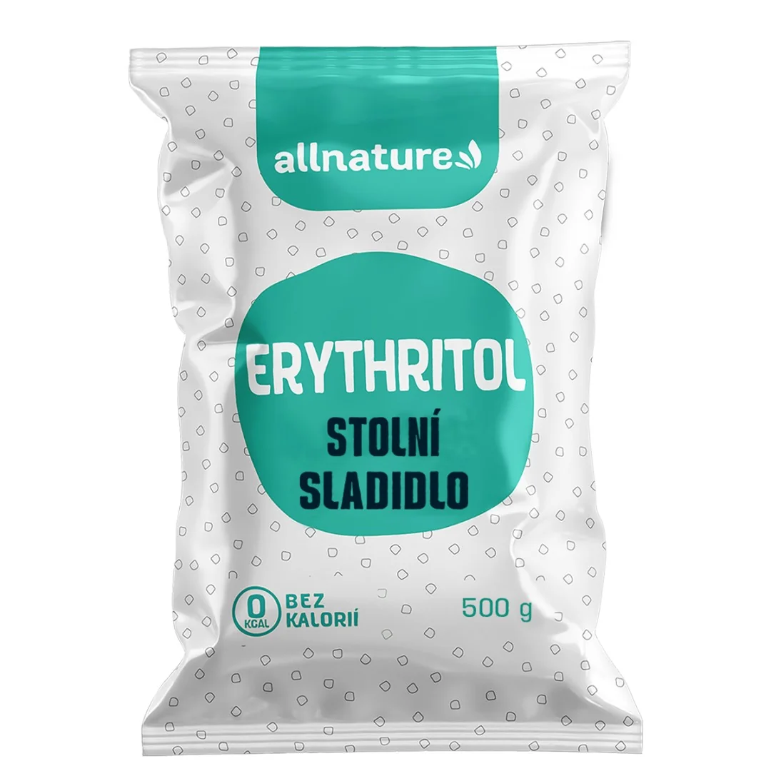 Allnature Erythritol 1×500 g, sladidlo