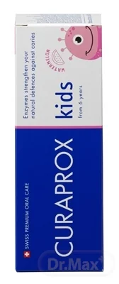CURAPROX Kids 6+ 1×60 ml, ovocno-melónová príchuť