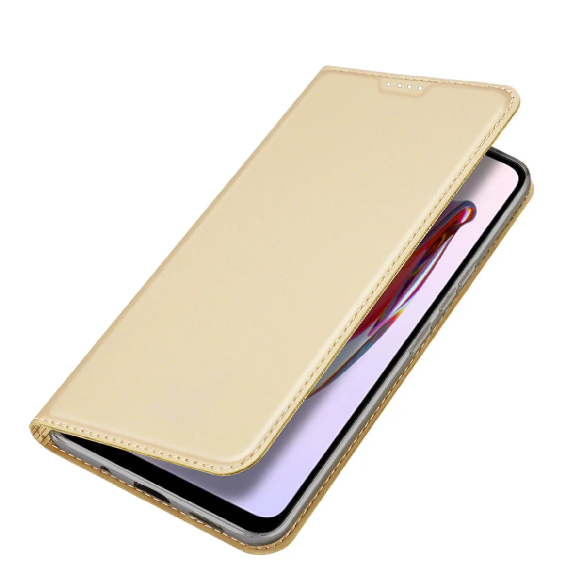 Dux Ducis Skin Pro knižkové puzdro na Xiaomi Redmi 11A / Poco C55 / Redmi 12C zlaté