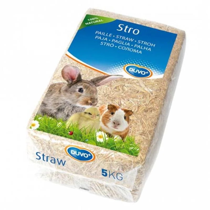 DUVO+ Podstielka pre hlodavce 5kg slama