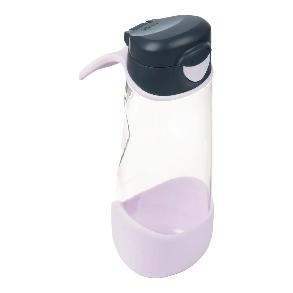 Športová fľaša na pitie 600 ml indigo/ružová