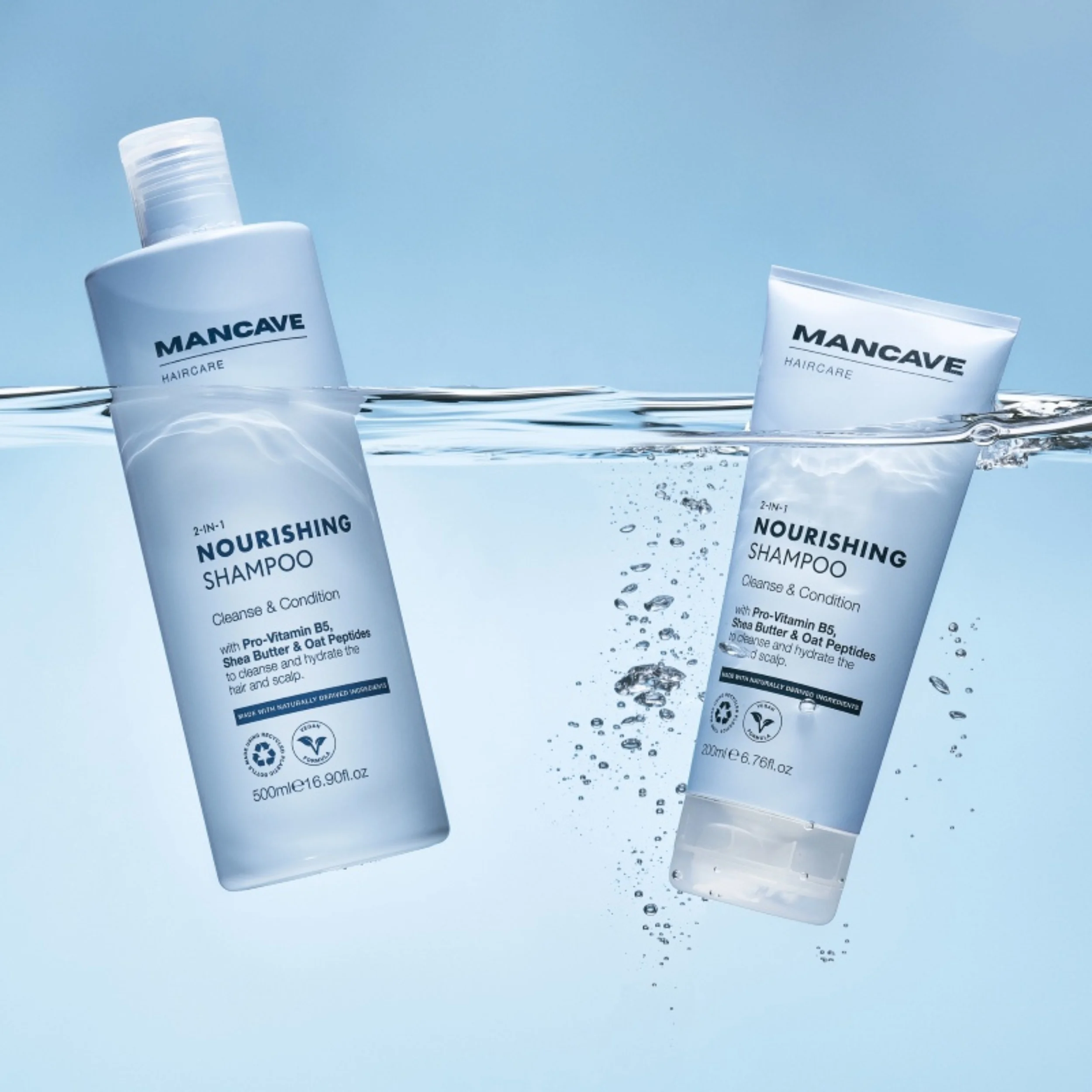 MANCAVE vyživujúci šampón 2v1 Shampoo 500ml