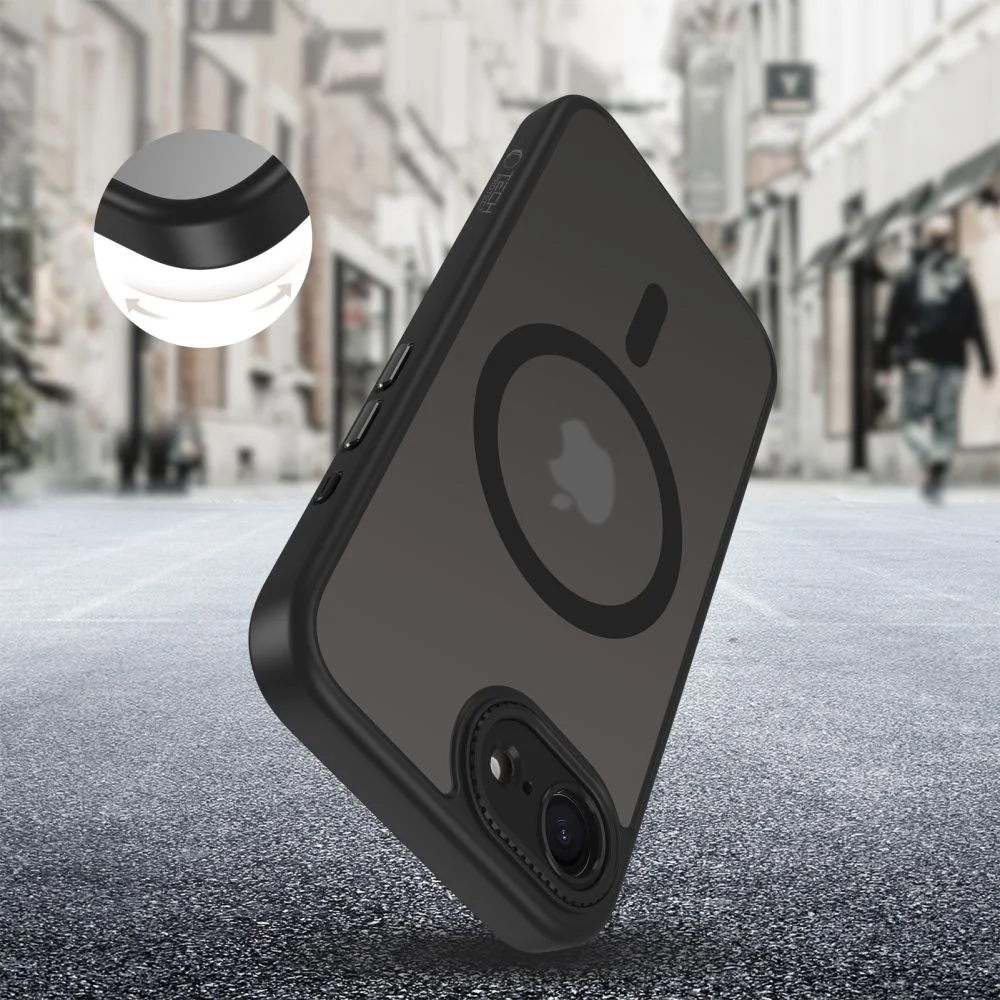 Tech-Protect MagCam MagSafe kryt na iPhone 16e, čierny