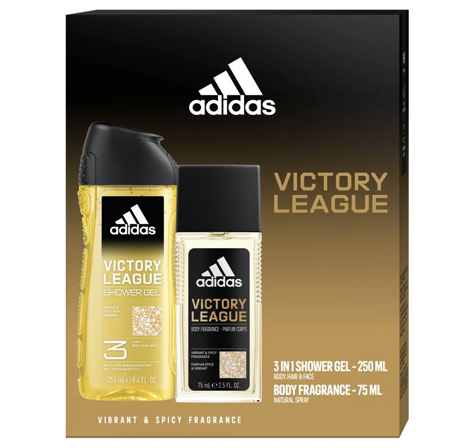 Adidas Victory League DNS 75ml + SG 250ml 1×1 ks, darčeková sada
