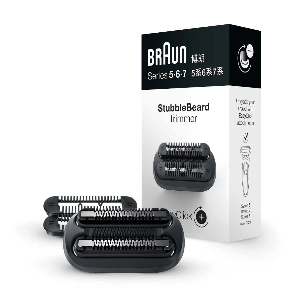 BRAUN Zastrihávač brady EasyClick 1×1 ks, zastrihávač brady