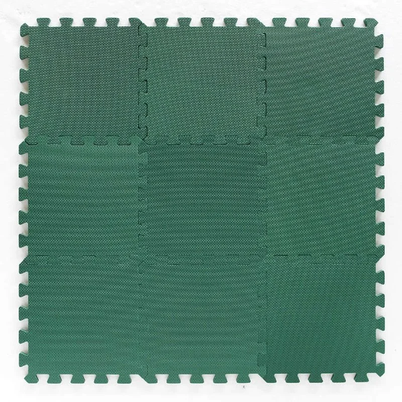 Podložka hracia puzzle Dark Green 90x90 cm