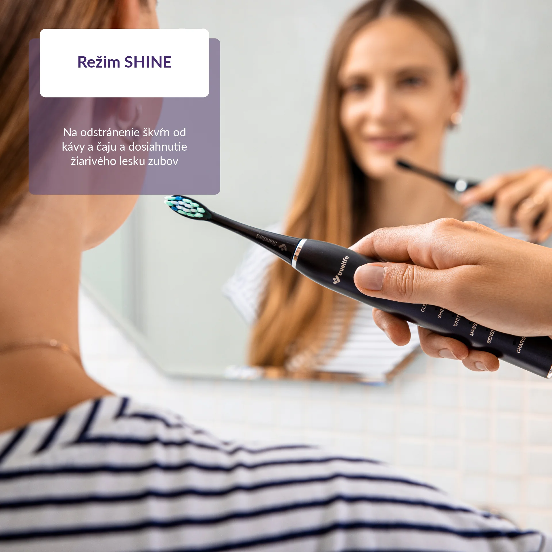 TrueLife SonicBrush Clean30 Black 1x1 ks, sonická kefka