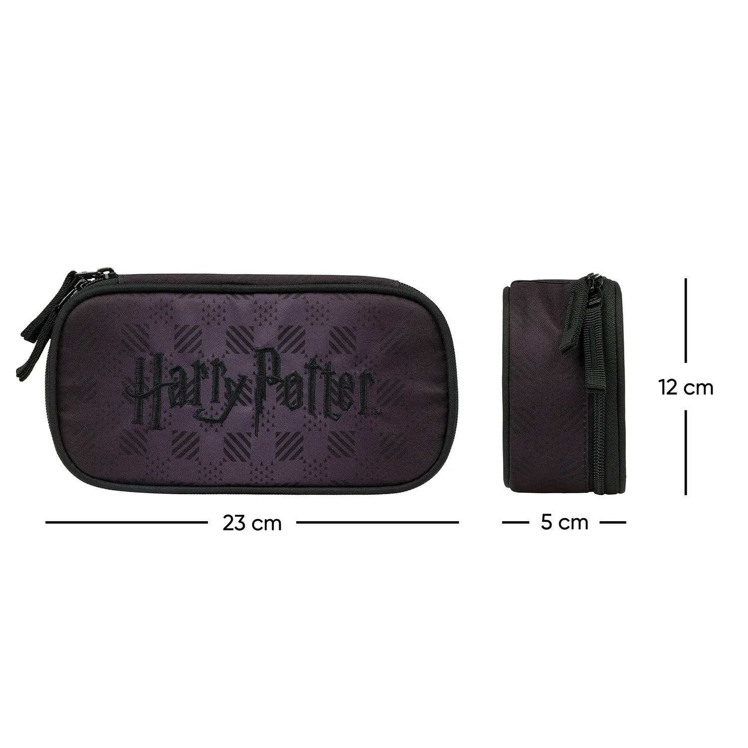 Baagl Školský peračník etui Harry Potter Rokfort čierny Recyklovaný GRS