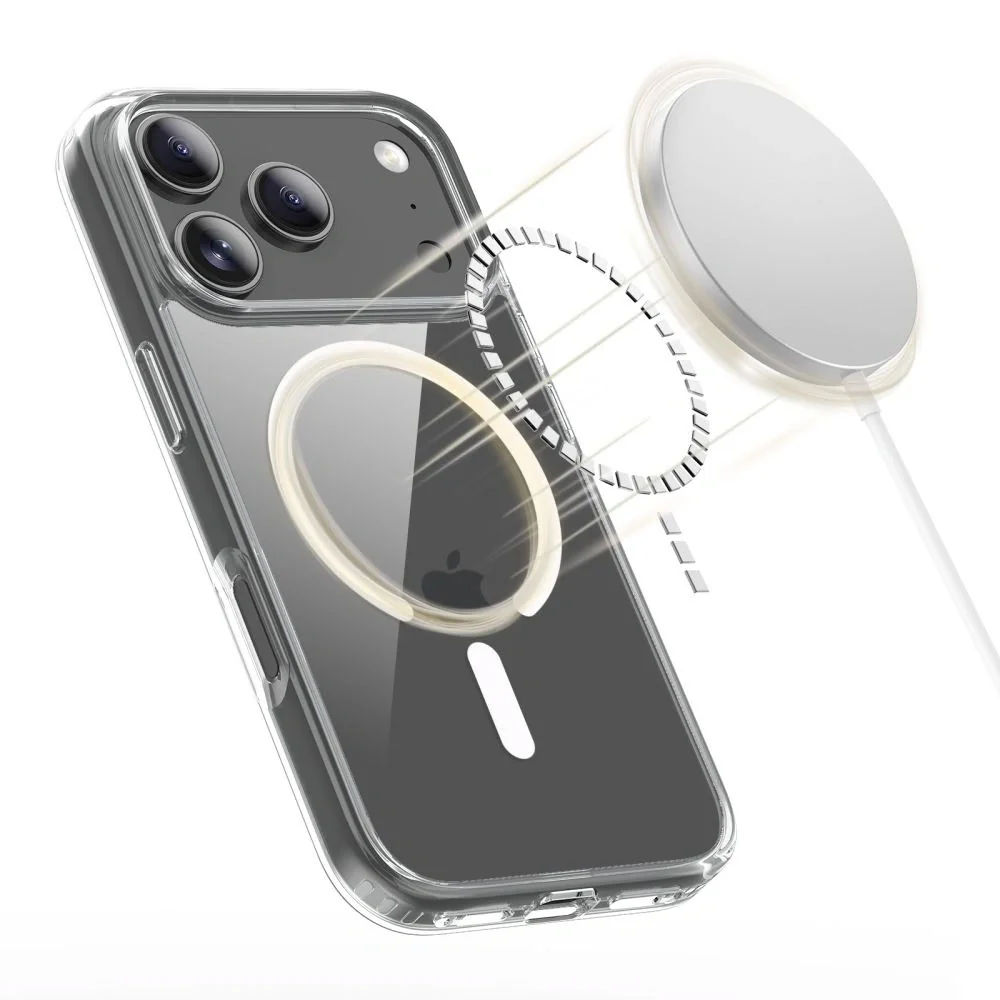 Tech-Protect FlexAir Hybrid MagSafe kryt na Google Pixel 10 / 10 Pro, priesvitný priesvitný