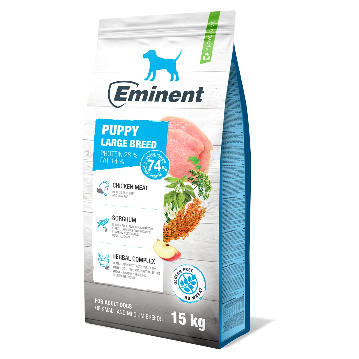 Eminent Dog Puppy Large 1×15 kg, krmivo pre gravidné sučky a pre šteňatá