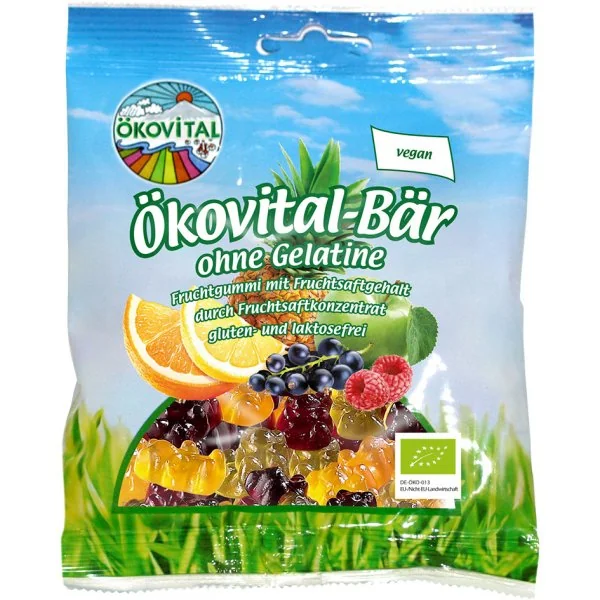 Okovital Želé Medvedíkovia Vegan Okovital 100g 1×100 g, želé medvedíky