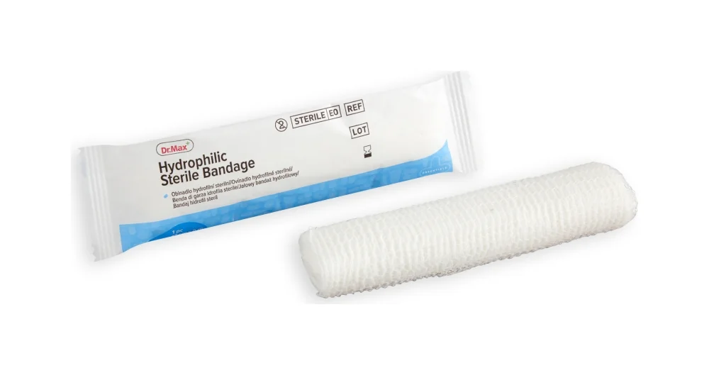 Dr.Max Hydrophilic Sterile Bandage ovínadlo hydrofilné sterilné, 12 cm x 5 m, 1x1 ks