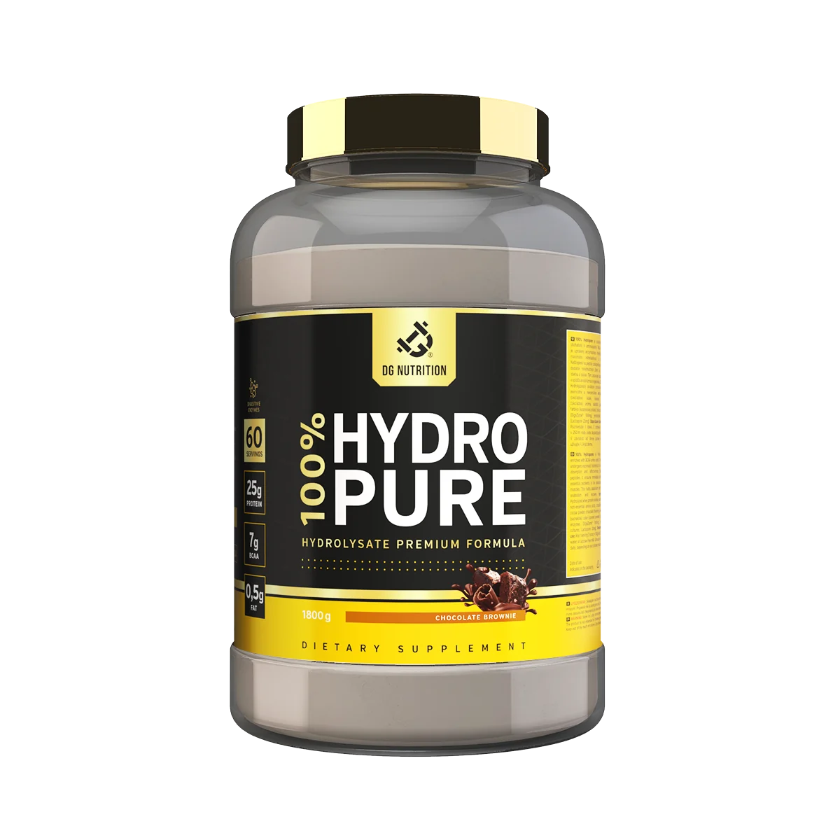 100% Hydropure Premium Brownie & Čokoláda 1800 g