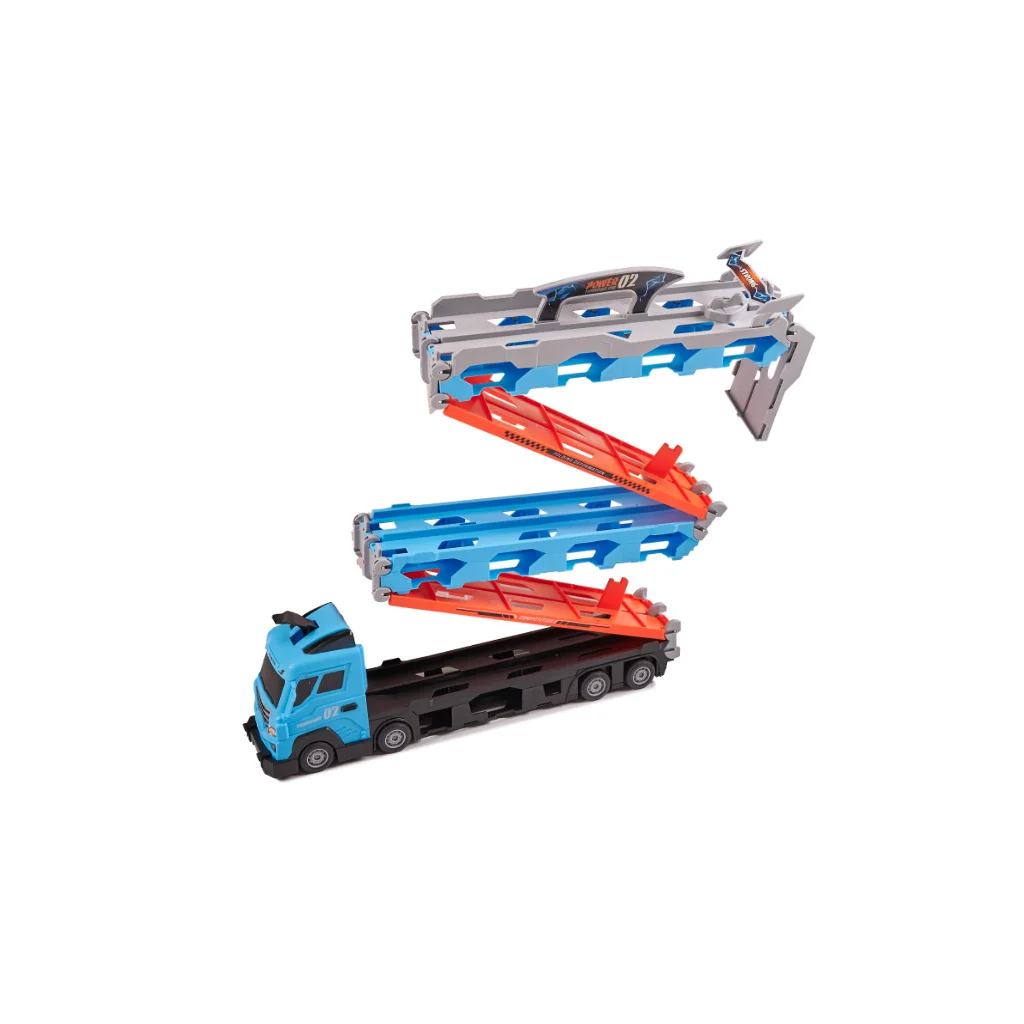 Skladací transportér, Nákladné Auto pre deti + 8 autíčok