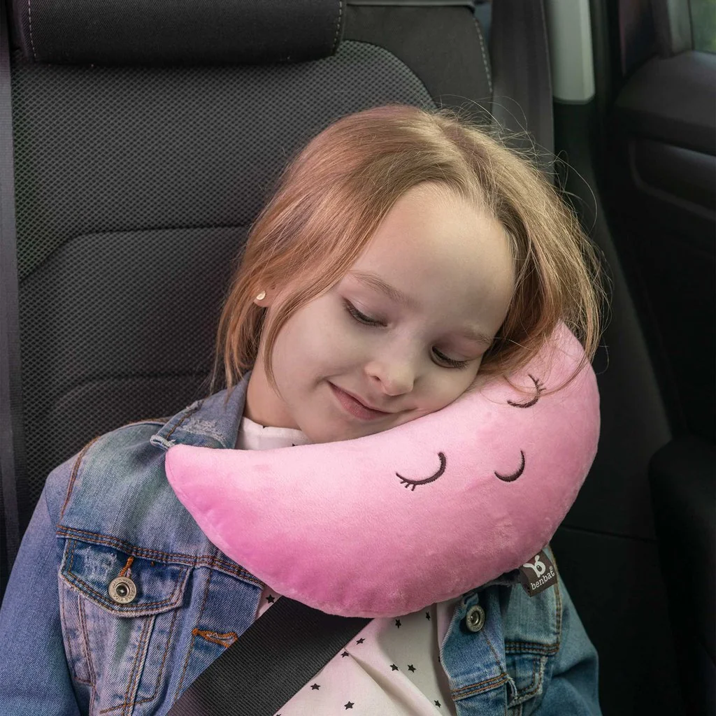 Vankúšik cestovný Mooni Pink 4r+