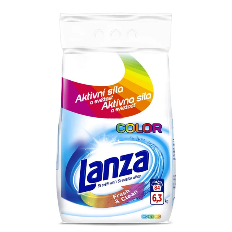 LANZA prací prášok 6,3kg / 84 praní Color