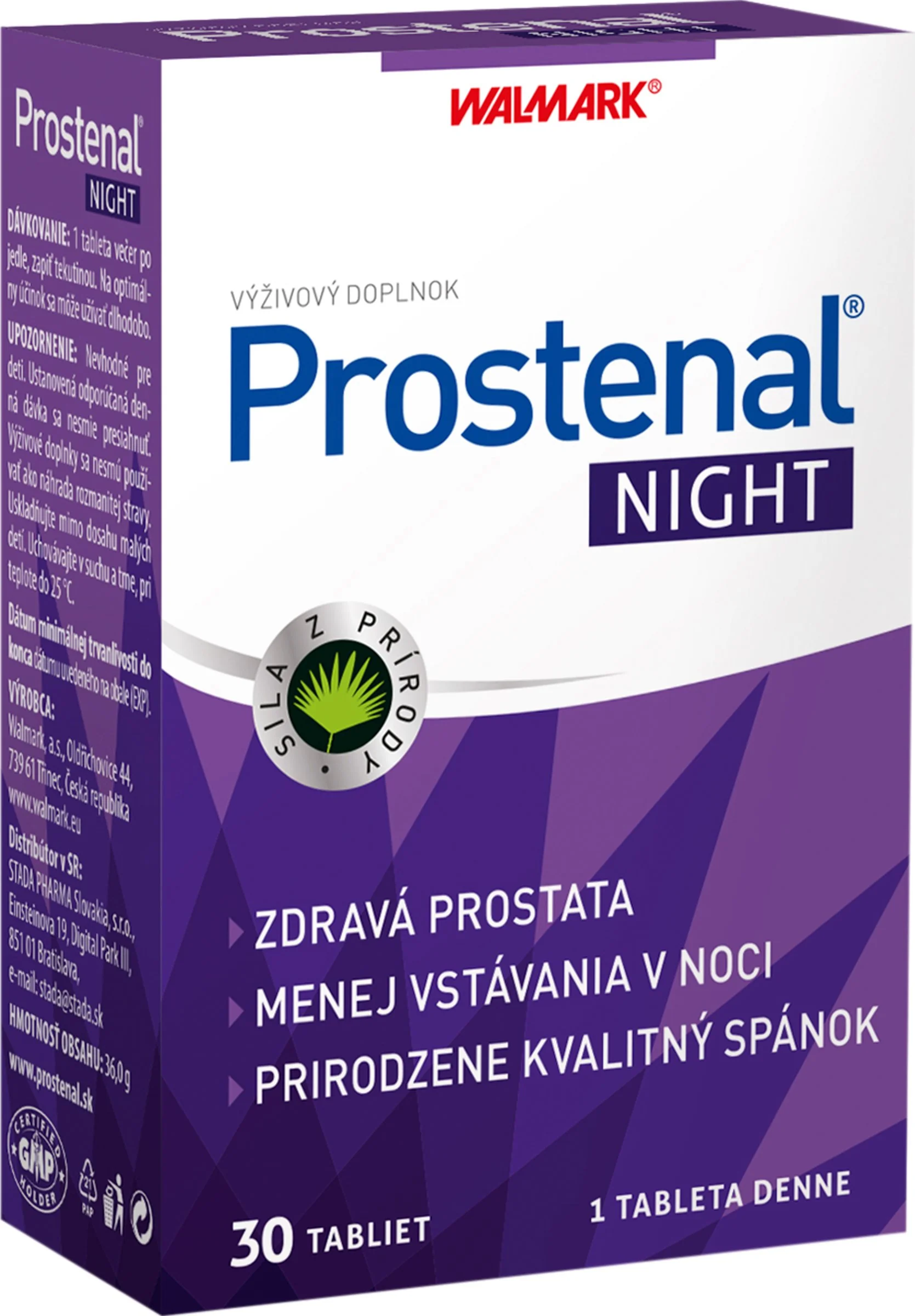 WALMARK Prostenal NIGHT 1×30 tbl, výživový doplnok