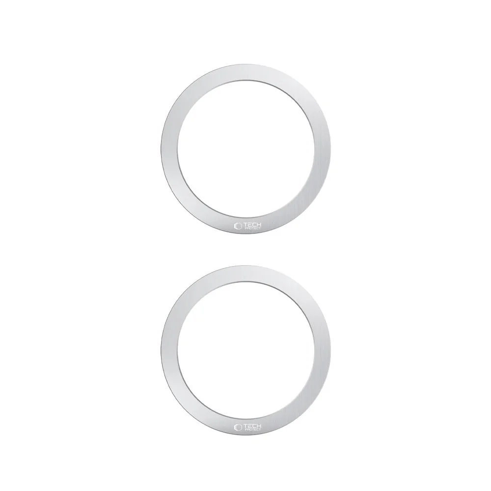 Tech-Protect Magmat Ring magnetický krúžok pre MagSafe 2ks, strieborný
