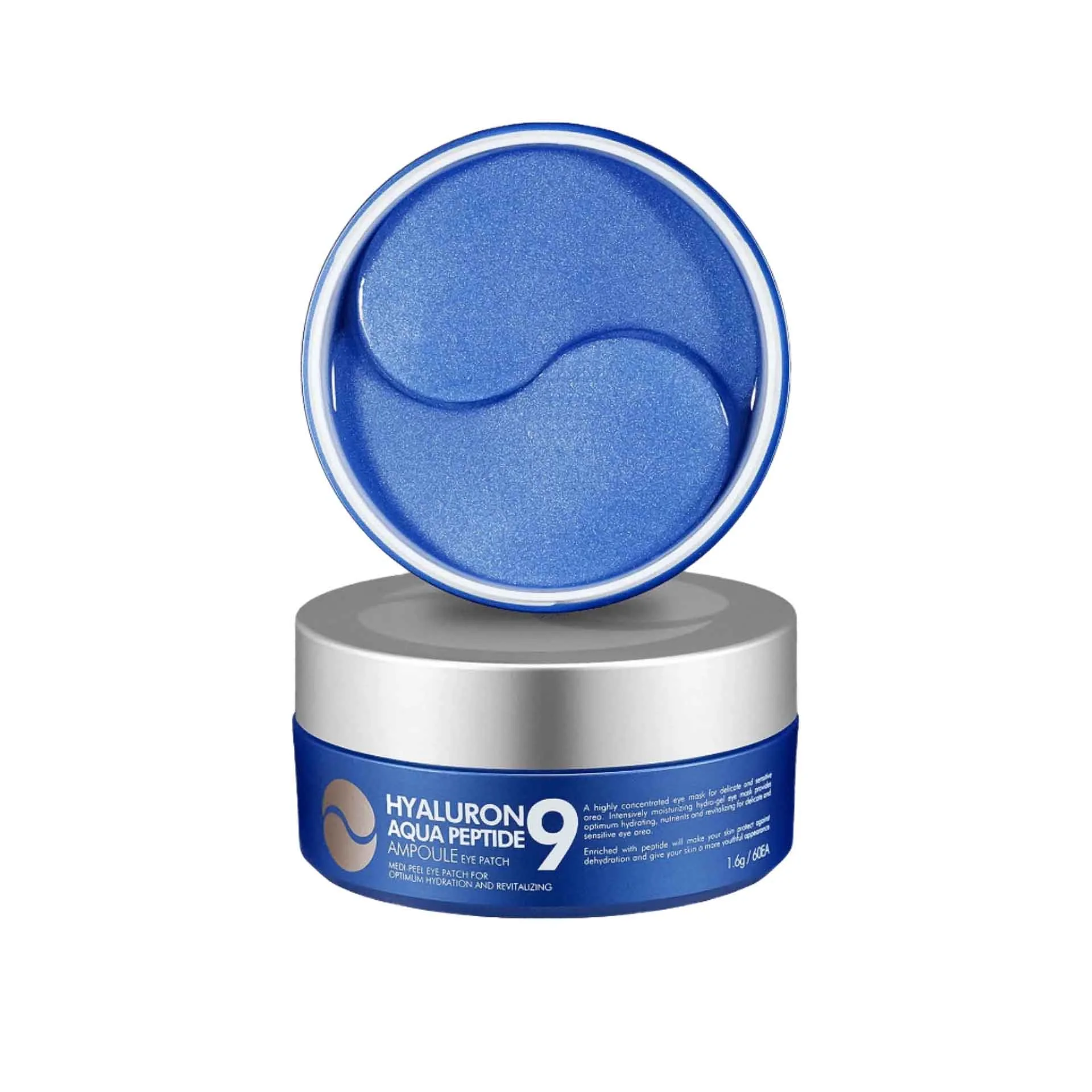 Medi-peel Hyaluron Aqua Peptide 9 Ampoule Eye Patch hydratačné hydrogélové náplasti pod oči 60 ks