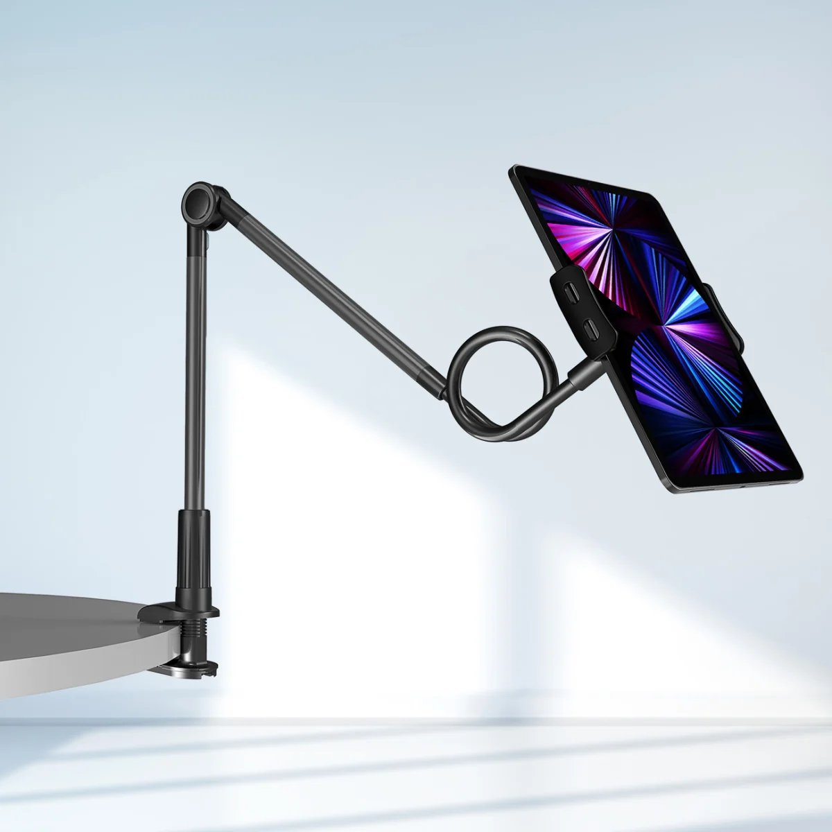 MG Lazy Arm držiak na mobil a tablet 4.7'' - 11'', čierny