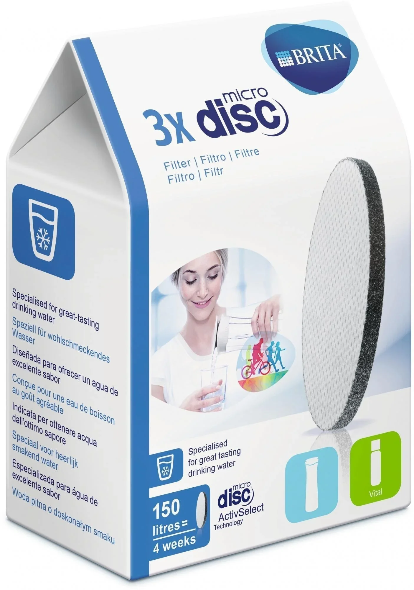 BRITA Micro Disk 3 Pack 3x1 ks, náhradné filtre