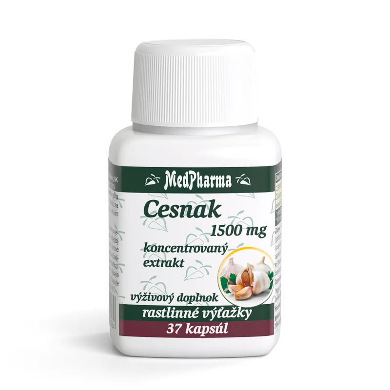 MedPharma CESNAK 1500 mg 1×37 cps, výživový doplnok