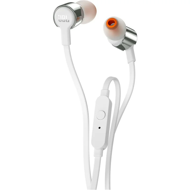Minislúchadlá do uši špuntové JBL T210GRY silver