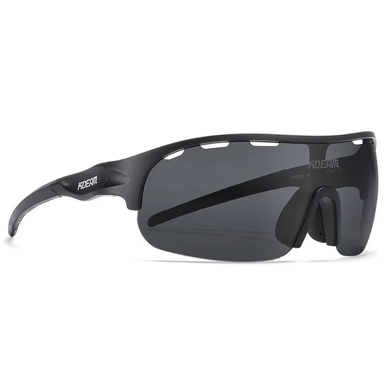 KDEAM Lansing 01 cyklistické okuliare, Black / Black 