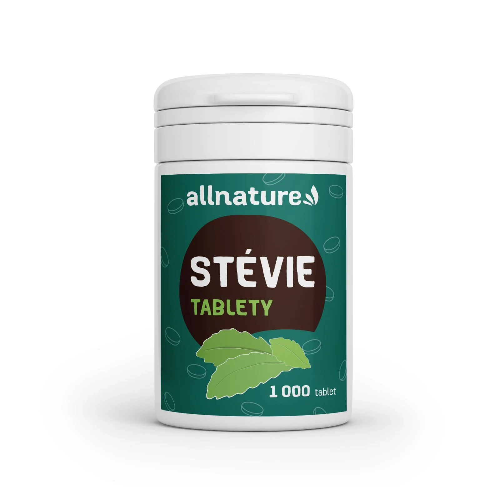 Allnature Stévia Tablety 1×1000tbl, prírodné sladidlo