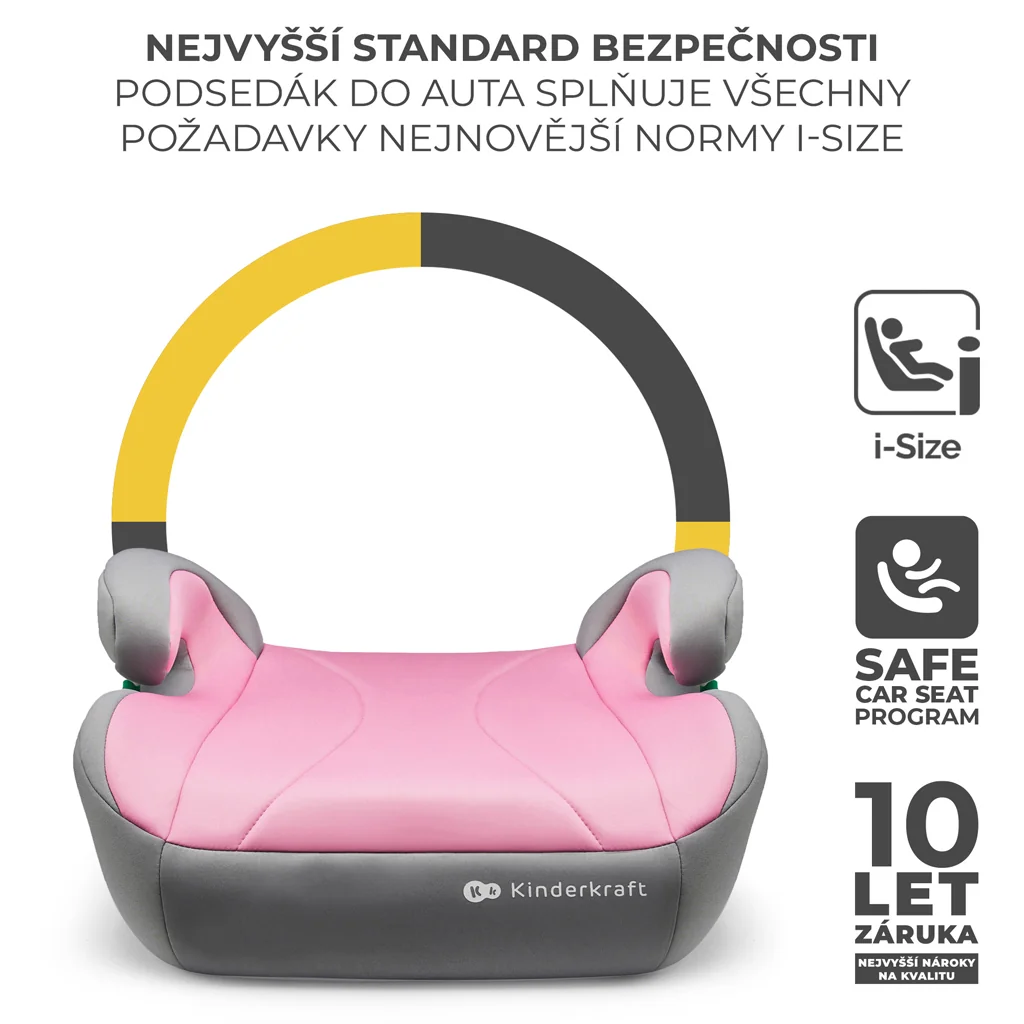 KINDERKRAFT Podsedák i-Boost Pink 1×1 ks, podsedák
