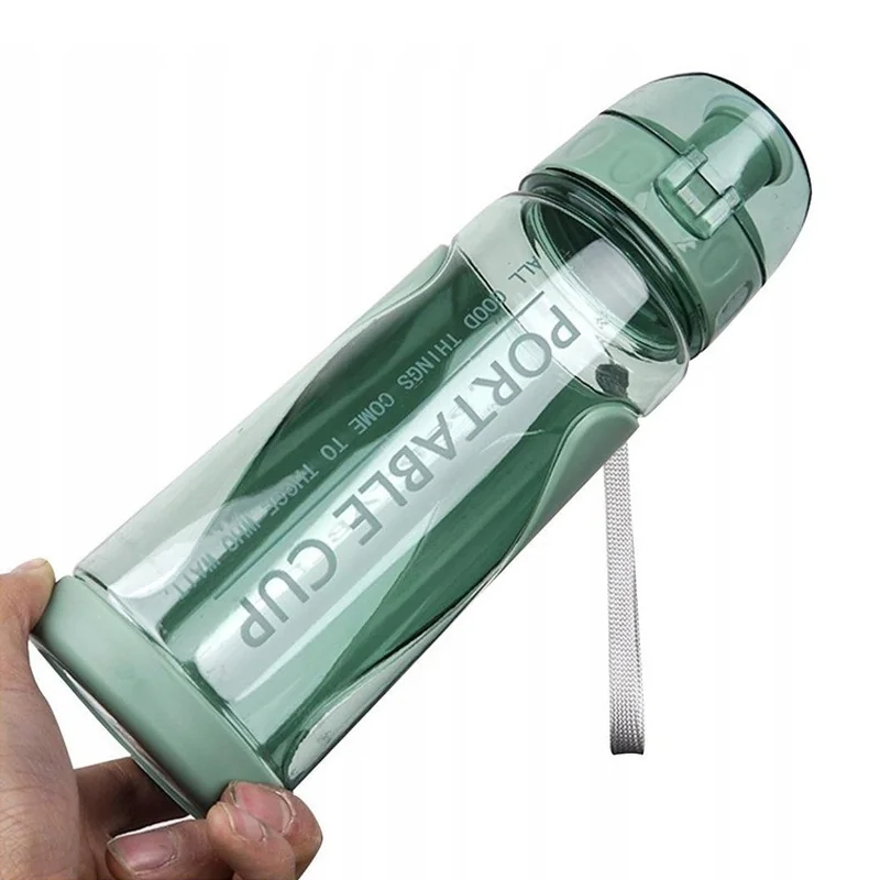 Livefy fľaša na vodu Fitcup 600 ml, zelená