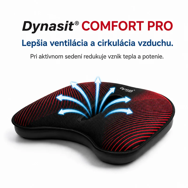 Dynasit COMFORT PRO Black Ortopedický vankúš na aktívne dynamické sedenie a cvičenie