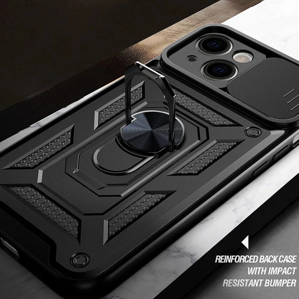 MG Slide Armor kryt na Samsung Galaxy A15 4G / 5G, čierny