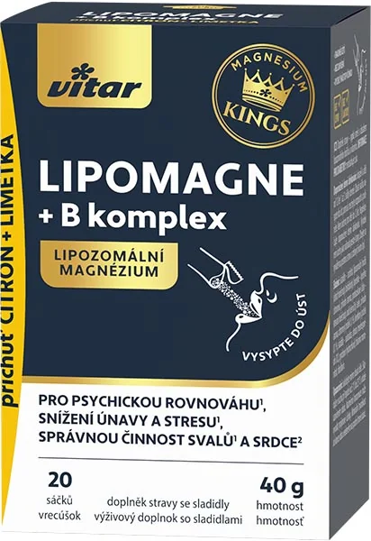 Vitar Kings LIPOMAGNE + B komplex 20 ks