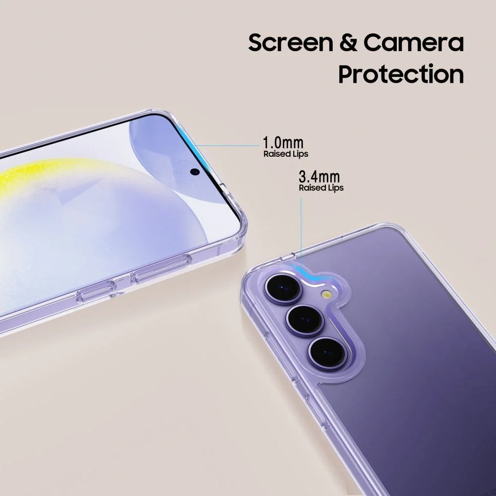 Tech-Protect Flexair Hybrid kryt na Samsung Galaxy A36 5G, priesvitný