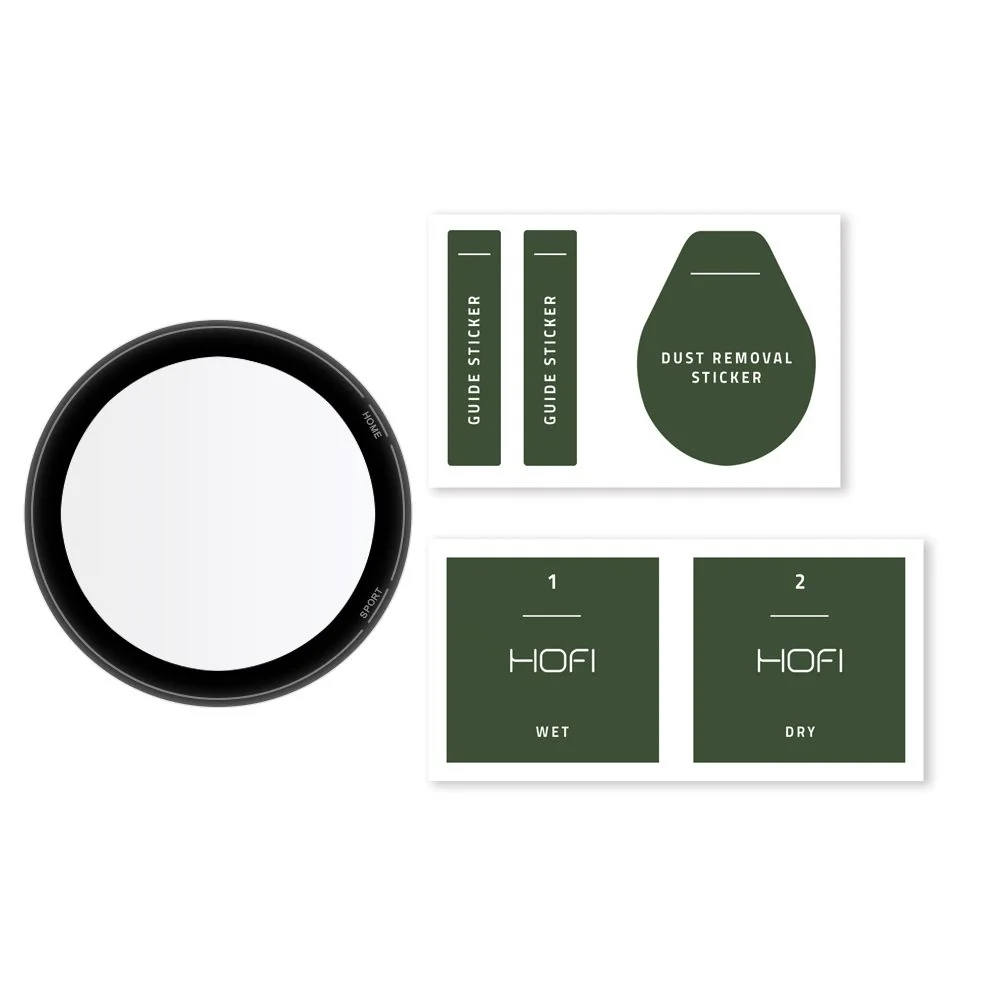 HOFI Hybrid ochranné sklo na Xiaomi Mi Watch, čierne
