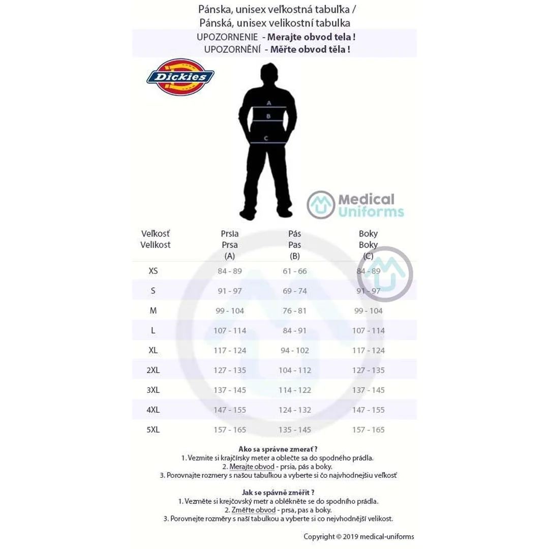 Pánska blúza Dickies EDS Signature - karibská modrá XXS