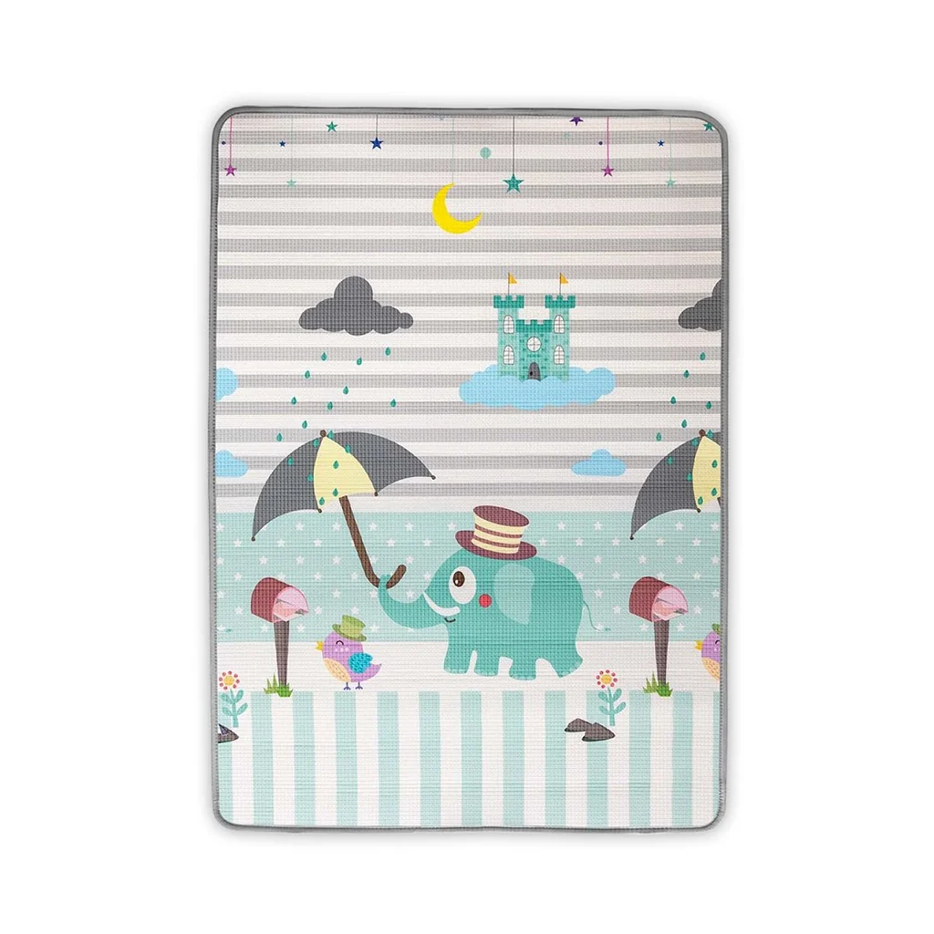 Obojstranná penová podložka Milly Mally Kinder Digits and Elephant