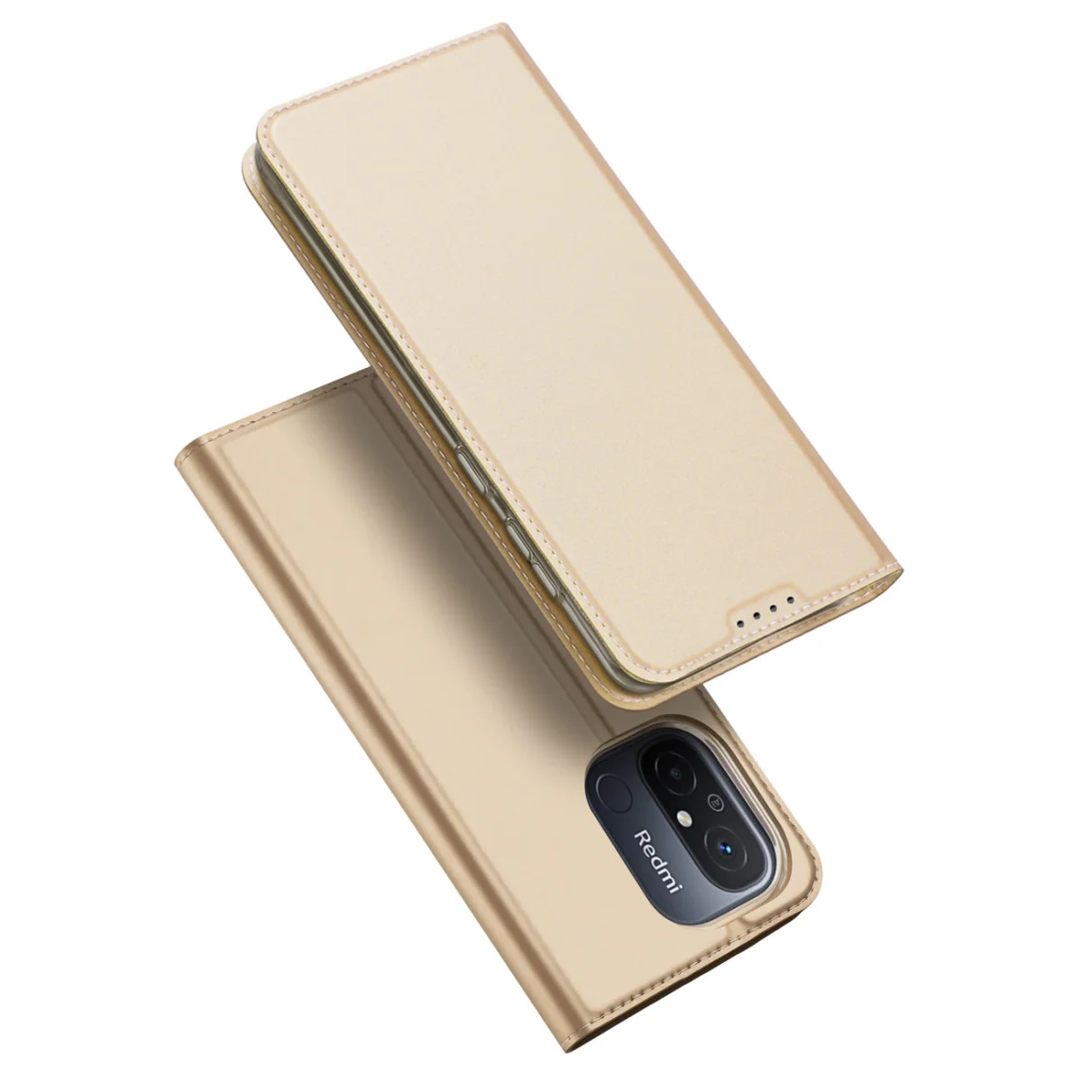 Dux Ducis Skin Pro knižkové puzdro na Xiaomi Redmi 11A / Poco C55 / Redmi 12C zlaté